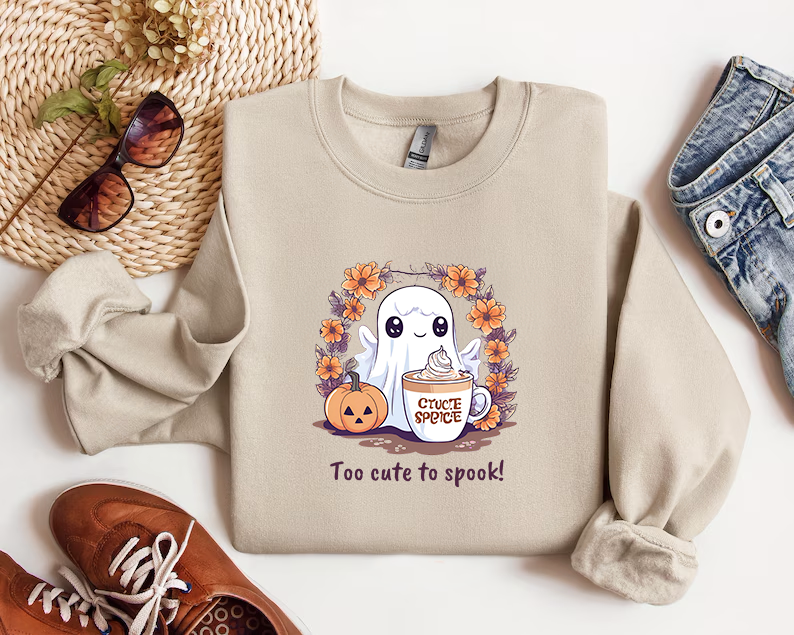 Too cute to spook! Unisex Sweatshirt