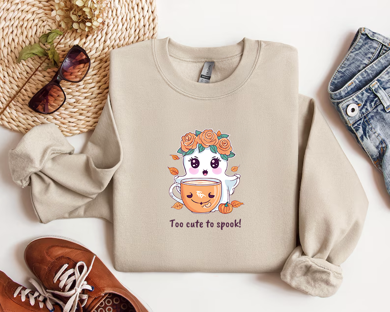 New  Too cute to spook! Unisex Sweatshirt