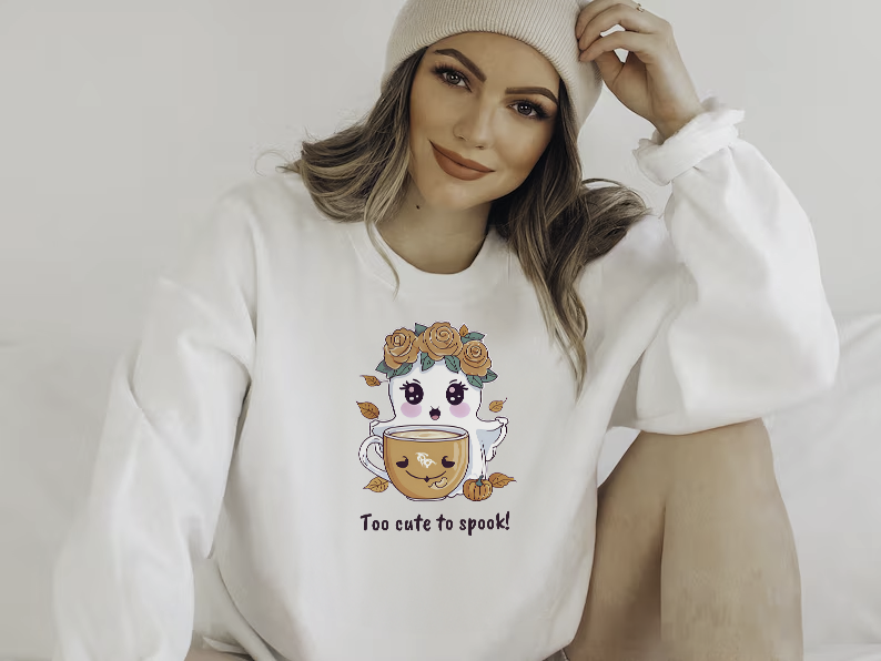 New  Too cute to spook! Unisex Sweatshirt