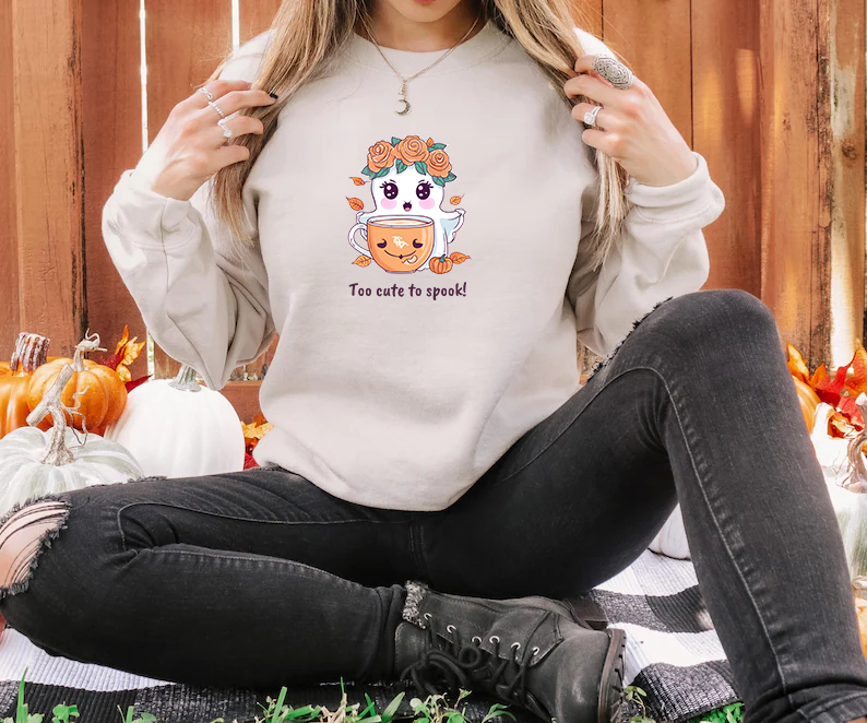 New  Too cute to spook! Unisex Sweatshirt