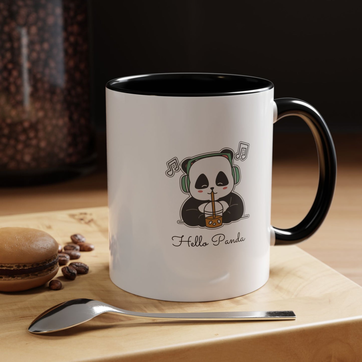 Panda Listening to Music Mug