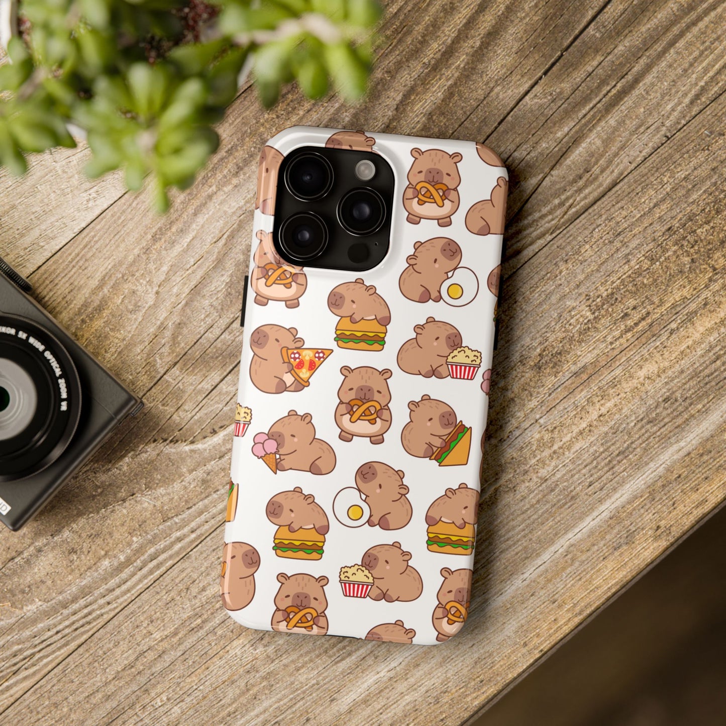 Capybara Feast Phone Cases