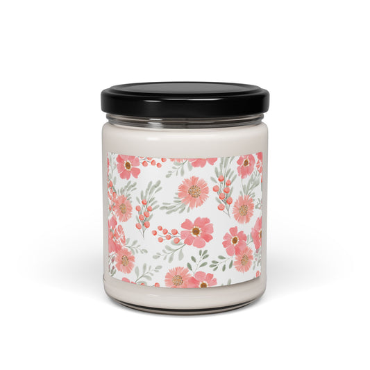 Fresh Floral Scented Soy Candle, 9oz