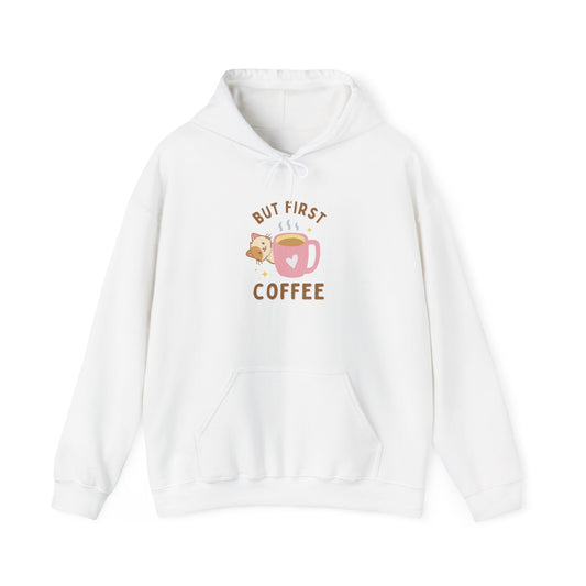 First Coffee Unisex Hooded