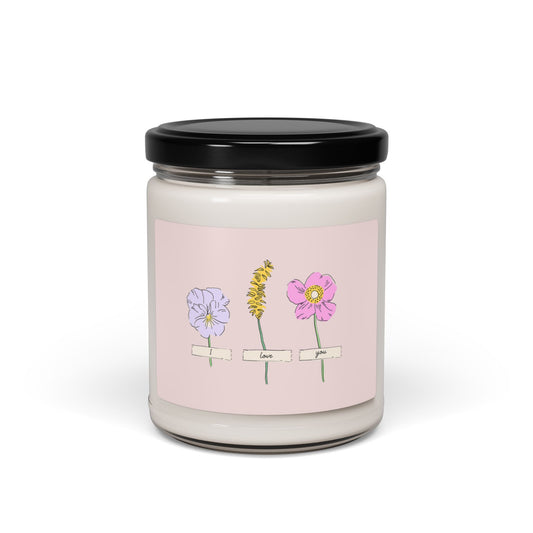 I Love You  Scented Soy Candle, 9oz