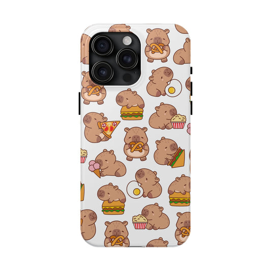 Capybara Feast Phone Cases