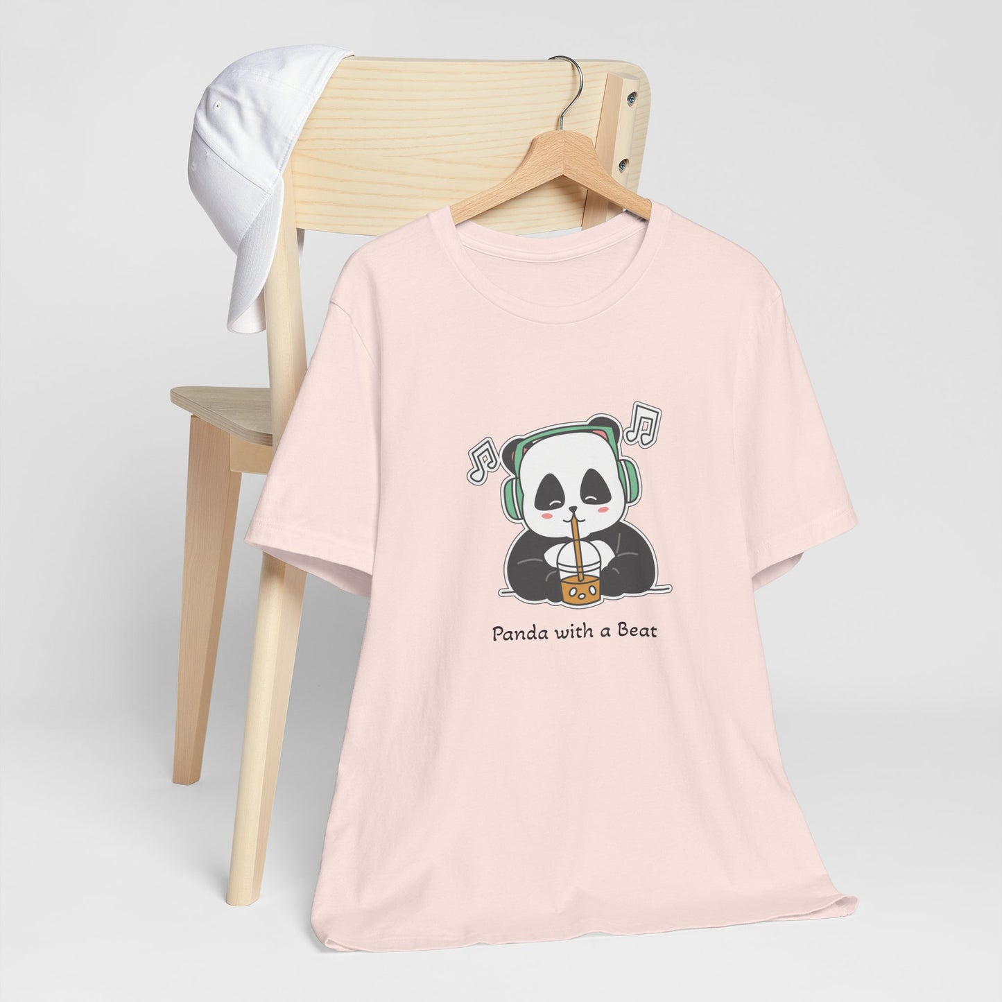 Panda with a Beat Unisex T-shirt