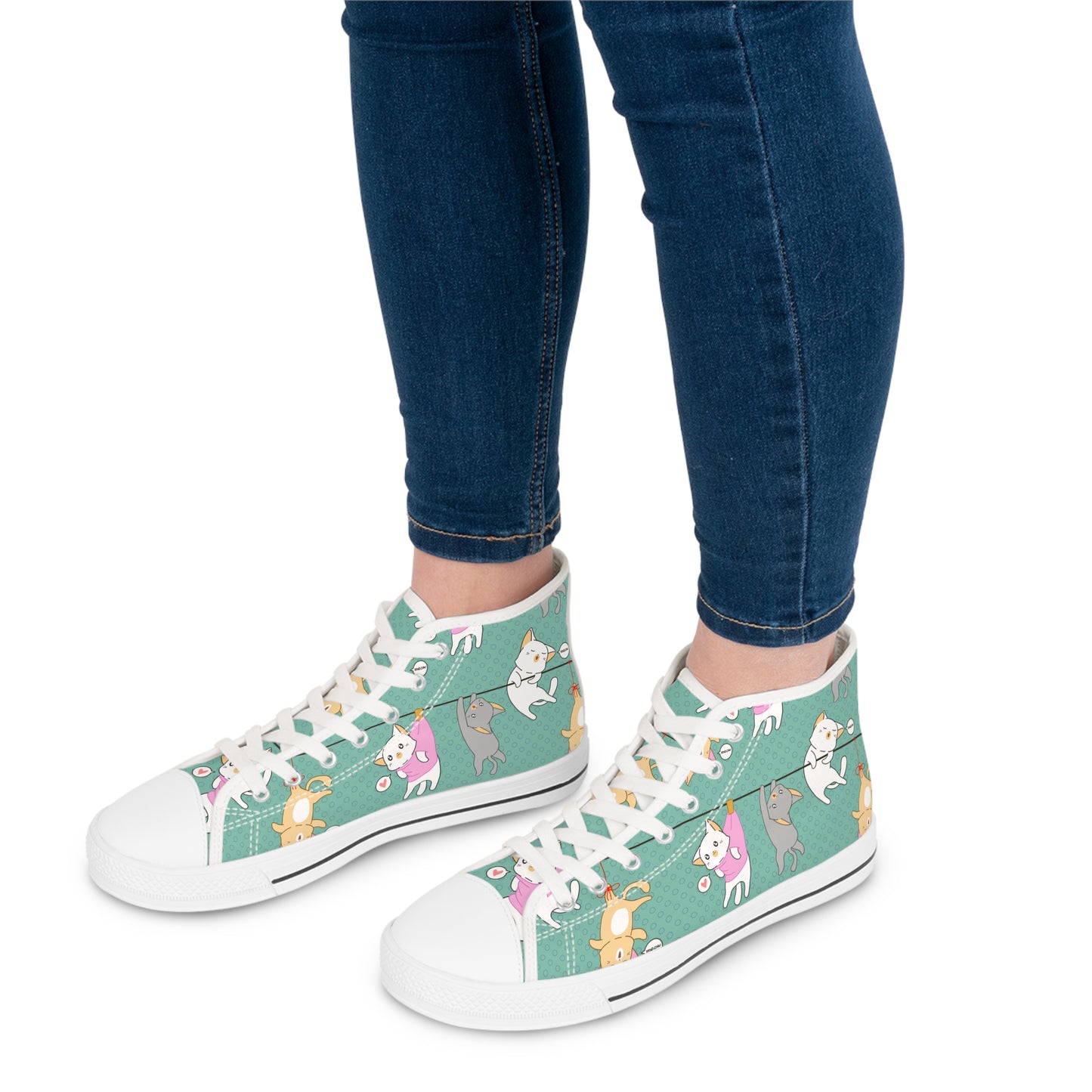 Meow Meow Top Sneakers