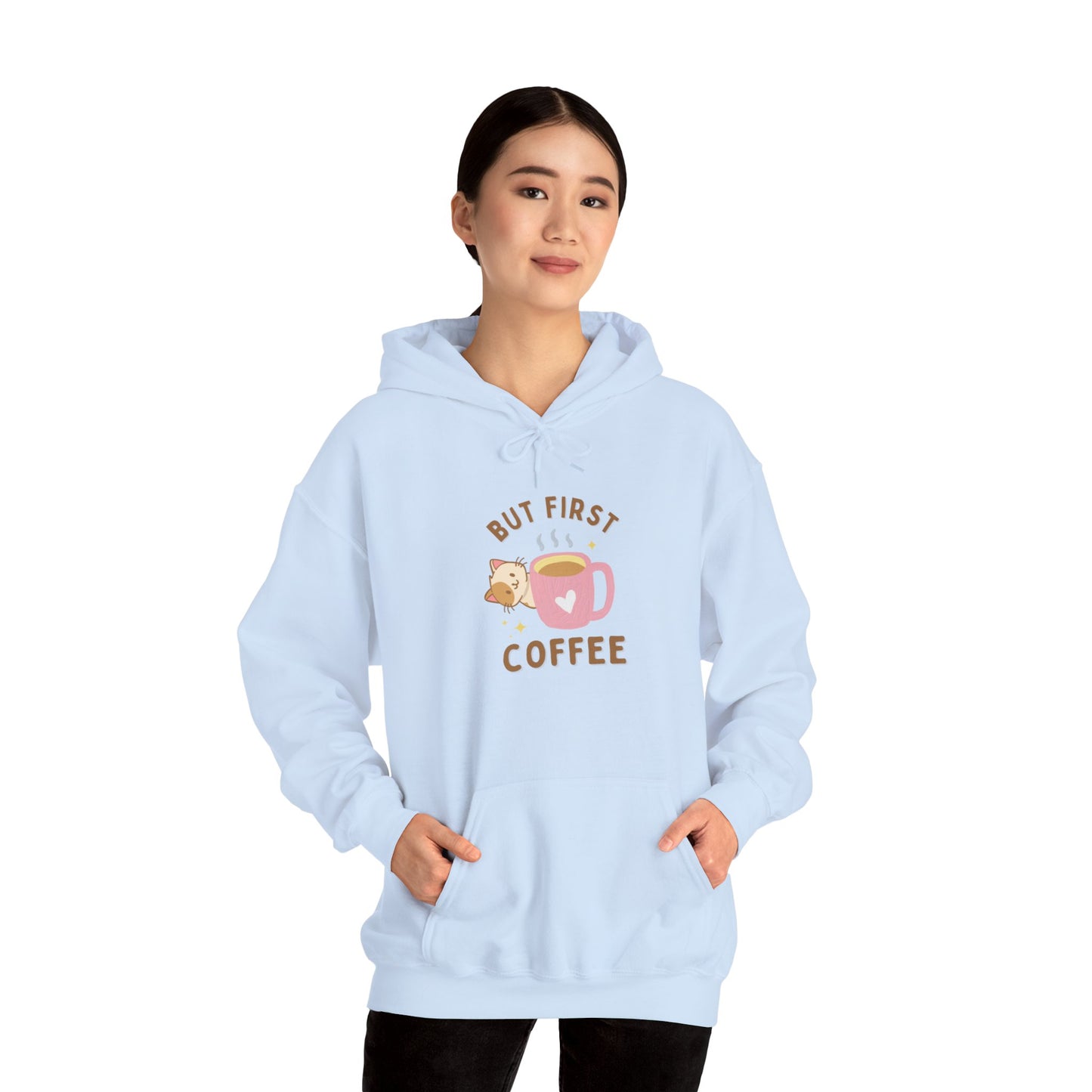 First Coffee Unisex Hooded