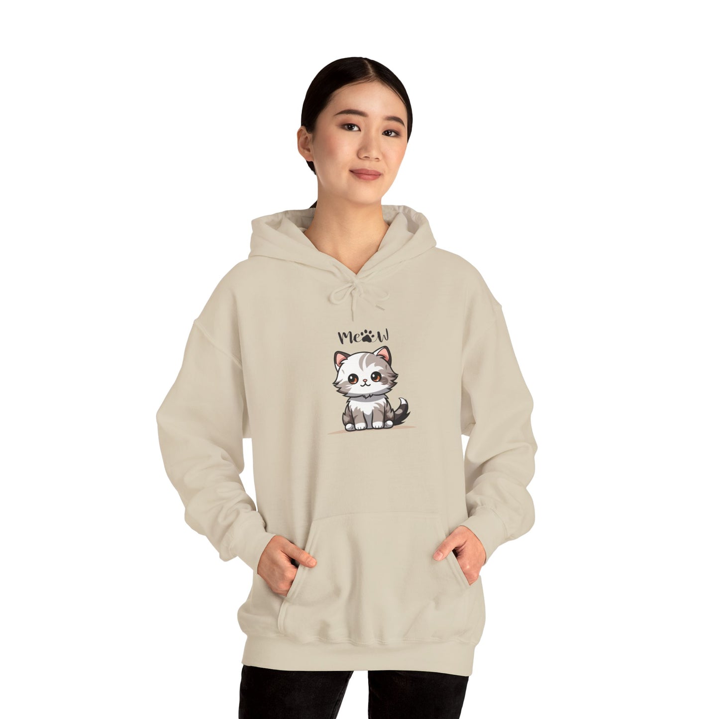 Meow Unisex Hooded