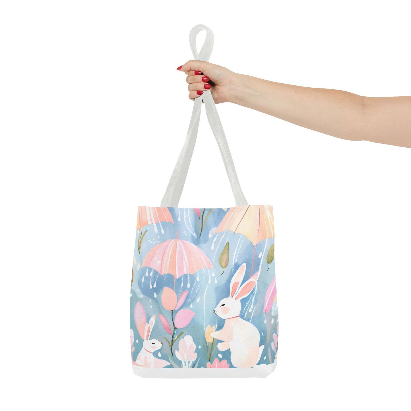 Rainy Day Bunnies Tote Bag (AOP)