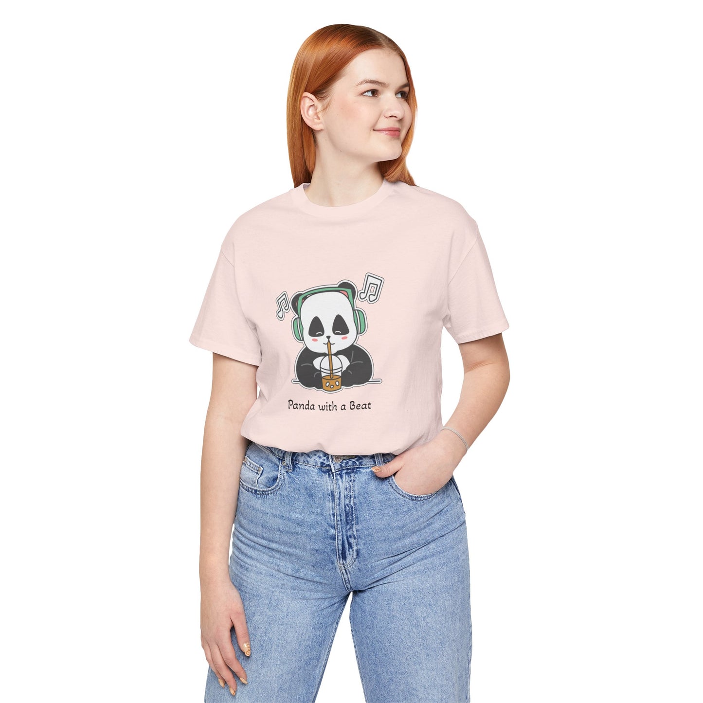 Panda with a Beat Unisex T-shirt