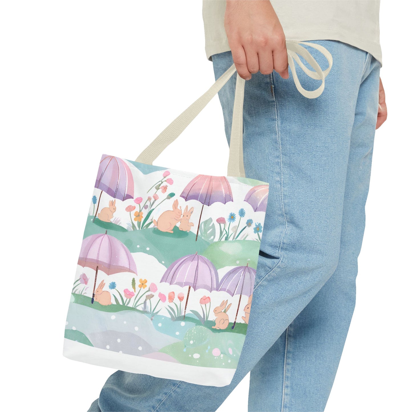 Bunny Meadow Tote Bag (AOP)